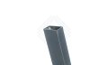 Teava rectangulara aluminiu alba 20x40 40x40 50x50 mm