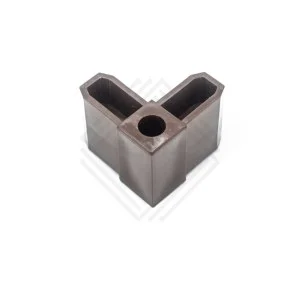 Coltar teava rectangulara maro, dimensiune 20x40mm