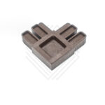 Coltar imbinare profil dublu plasa tantari, culoare maro