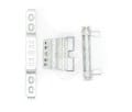 Acest set 4 piese balama mijloc este realizat din metal. Set balama de mijloc Vorne Balama usa termopan de mijloc pentru usi si ferestre 