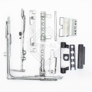 set dubla deschidere 8 piese maro