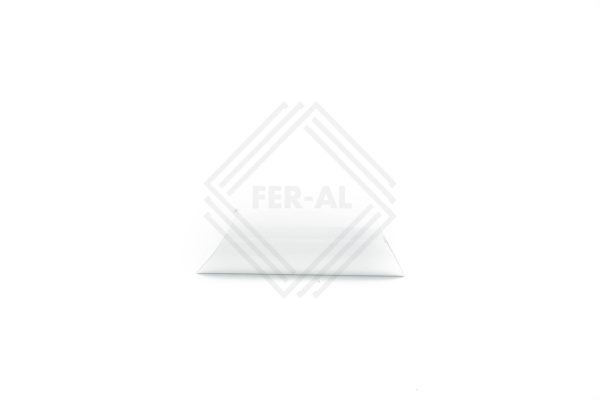 Maner aplicat, tip scoica, aluminiu, dimensiune 92x24mm, alb - imagine 2