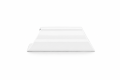 Maner aplicat, tip scoica, aluminiu, dimensiune 92x24mm, alb