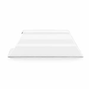 Maner aplicat, tip scoica, aluminiu, dimensiune 92x24mm, alb