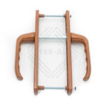 Maner usa PVC WC stejar auriu