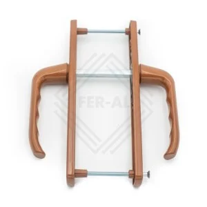 Maner usa PVC WC stejar auriu