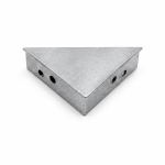 Coltar intarire profil aluminiu - plase insecte, culoare gri