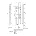 Broasca ingropata usa PVC cu limba, Kale 153P, dimensiune 20x85 - imagine 2