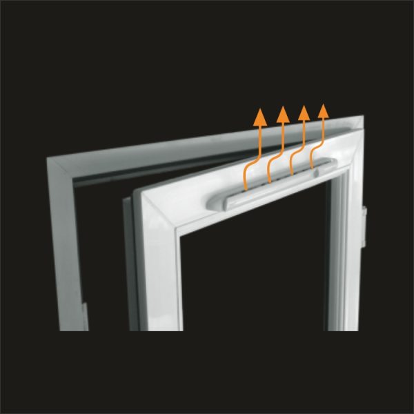 Grilă de ventilație pentru ferestre PVC - imagine 3