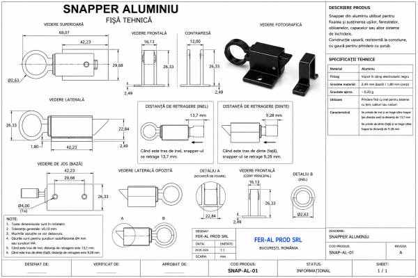 SNAPPER ALUMINIU