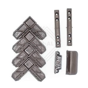 Set plasa de tantari, culoare maro