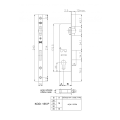 Broasca ingropata Usa PVC cu bila, Kale 155P, dimensiune 25 mm - imagine 2