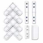 Set plasa de tantari, culoare alb