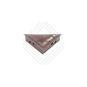 Coltar intarire profil aluminiu - plase insecte, culoare maro