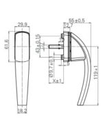 Mâner ROTO Swing Secustik - imagine 2
