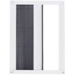 Plasa tantari plisse insecte alb glisanta