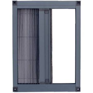 Plasa pentru insecte Plisse gri antracit