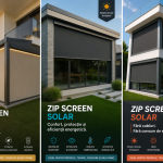 ZIP Screen Motorizat pentru Pergole și Terase | FER-AL