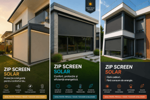 ZIP Screen Motorizat pentru Pergole și Terase | FER-AL