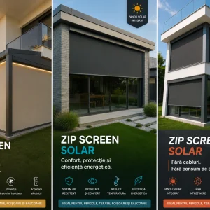 ZIP Screen Motorizat pentru Pergole și Terase | FER-AL