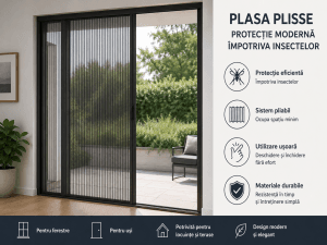 Sistem plasa plisse modern