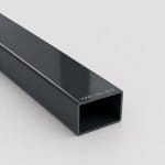 Țeavă rectangulară din aluminiu 20x40 mm, Gri Antracit (RAL 7016) (6 m / 2x3 m)