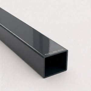 Țeavă pătrată din aluminiu 40x40 mm, Gri Antracit (RAL 7016) (6 m / 2x3 m)