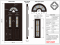 Fișă tehnică panou wenghe model arcadă 900 × 2000 × 24 mm