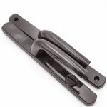 Set mânere ușă PVC WC IMAT, maro închis